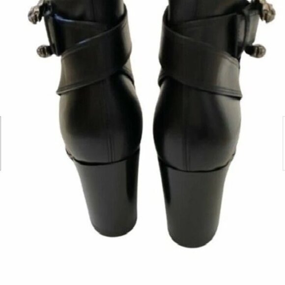 $1869 Gucci Dionysus tall Elegant black boots Sz 37.5 Sz 7.5 New with Box - Picture 5 of 13